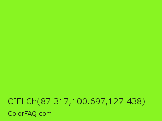 CIELCh 87.317,100.697,127.438 Color Image