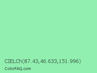 CIELCh 87.43,46.633,151.996 Color Image