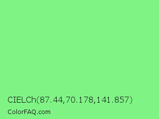 CIELCh 87.44,70.178,141.857 Color Image