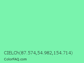 CIELCh 87.574,54.982,154.714 Color Image
