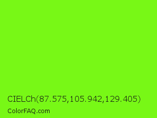 CIELCh 87.575,105.942,129.405 Color Image