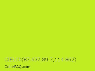 CIELCh 87.637,89.7,114.862 Color Image