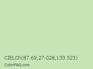 CIELCh 87.69,27.028,133.523 Color Image