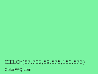 CIELCh 87.702,59.575,150.573 Color Image