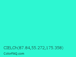 CIELCh 87.84,55.272,175.358 Color Image