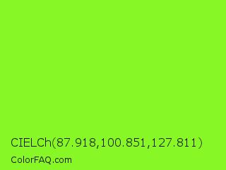 CIELCh 87.918,100.851,127.811 Color Image