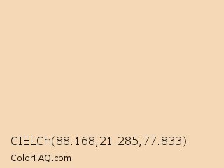 CIELCh 88.168,21.285,77.833 Color Image