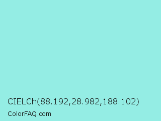 CIELCh 88.192,28.982,188.102 Color Image