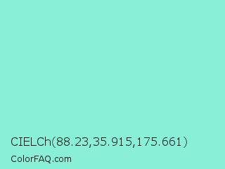 CIELCh 88.23,35.915,175.661 Color Image