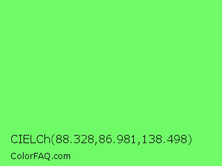 CIELCh 88.328,86.981,138.498 Color Image