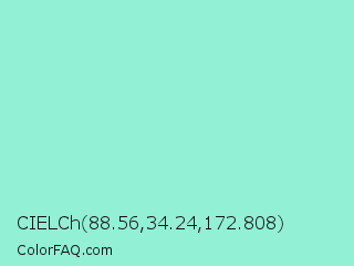 CIELCh 88.56,34.24,172.808 Color Image