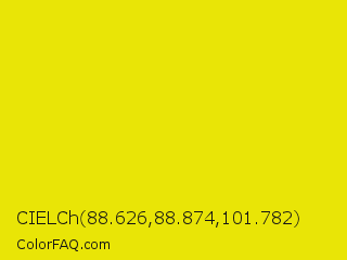 CIELCh 88.626,88.874,101.782 Color Image