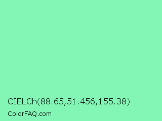 CIELCh 88.65,51.456,155.38 Color Image