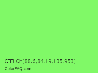 CIELCh 88.6,84.19,135.953 Color Image