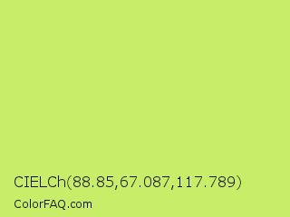 CIELCh 88.85,67.087,117.789 Color Image
