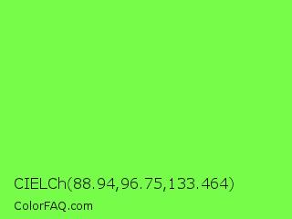 CIELCh 88.94,96.75,133.464 Color Image