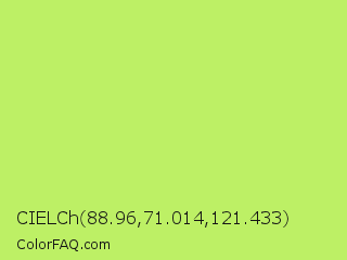 CIELCh 88.96,71.014,121.433 Color Image