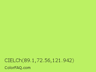 CIELCh 89.1,72.56,121.942 Color Image