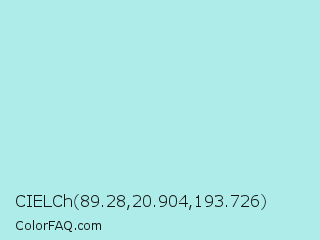 CIELCh 89.28,20.904,193.726 Color Image