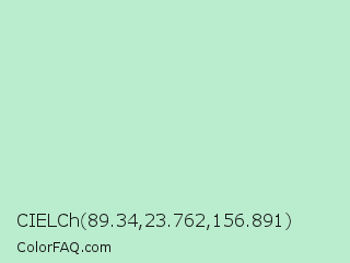 CIELCh 89.34,23.762,156.891 Color Image