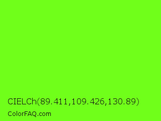 CIELCh 89.411,109.426,130.89 Color Image