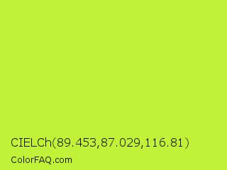 CIELCh 89.453,87.029,116.81 Color Image