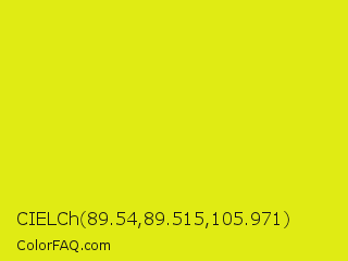 CIELCh 89.54,89.515,105.971 Color Image