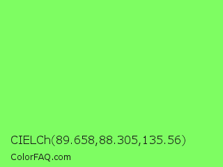CIELCh 89.658,88.305,135.56 Color Image