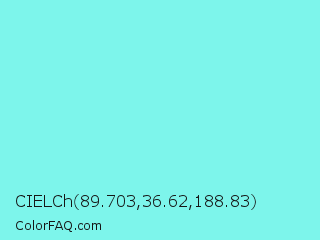 CIELCh 89.703,36.62,188.83 Color Image