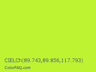 CIELCh 89.743,89.856,117.793 Color Image