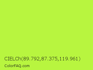 CIELCh 89.792,87.375,119.961 Color Image