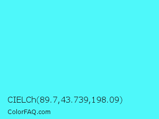 CIELCh 89.7,43.739,198.09 Color Image