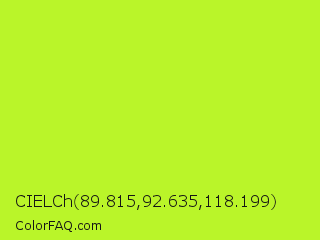 CIELCh 89.815,92.635,118.199 Color Image