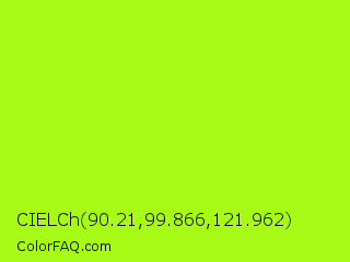 CIELCh 90.21,99.866,121.962 Color Image