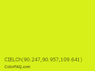 CIELCh 90.247,90.957,109.641 Color Image