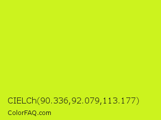 CIELCh 90.336,92.079,113.177 Color Image