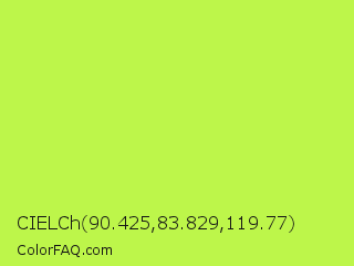 CIELCh 90.425,83.829,119.77 Color Image