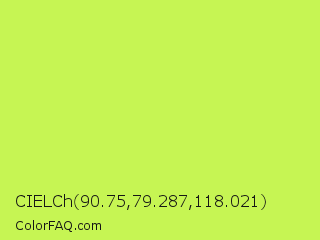 CIELCh 90.75,79.287,118.021 Color Image