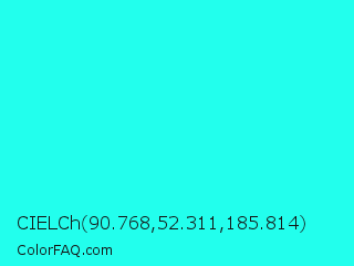 CIELCh 90.768,52.311,185.814 Color Image