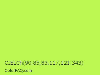 CIELCh 90.85,83.117,121.343 Color Image