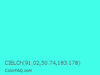 CIELCh 91.02,50.74,183.178 Color Image