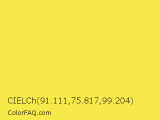 CIELCh 91.111,75.817,99.204 Color Image