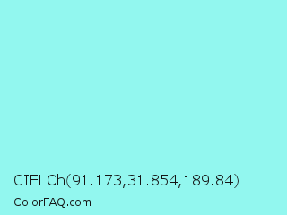 CIELCh 91.173,31.854,189.84 Color Image