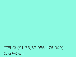 CIELCh 91.33,37.956,176.949 Color Image