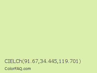 CIELCh 91.67,34.445,119.701 Color Image
