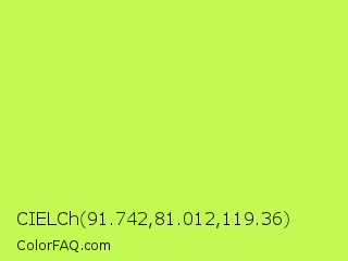CIELCh 91.742,81.012,119.36 Color Image