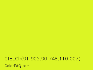 CIELCh 91.905,90.748,110.007 Color Image