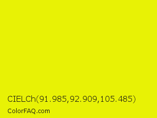 CIELCh 91.985,92.909,105.485 Color Image