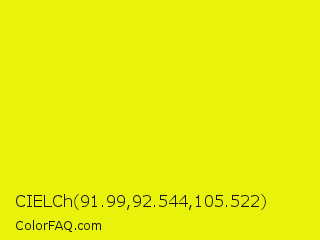CIELCh 91.99,92.544,105.522 Color Image