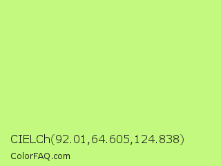 CIELCh 92.01,64.605,124.838 Color Image